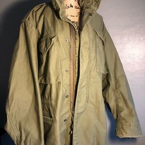 Vintage Army Men’s cold weather Coat field US Made